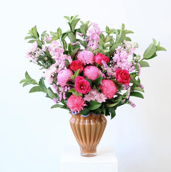 Flossy Luxe | Pink Flower Bouquet