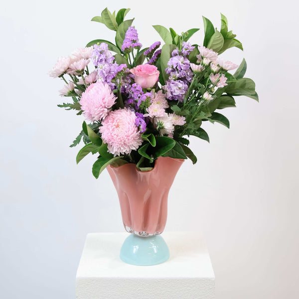 Marshmellow - Pink & Purple Flower Bouquet