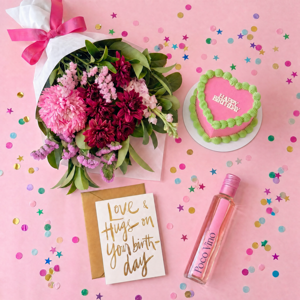 Birthday Gift Hamper – Pink