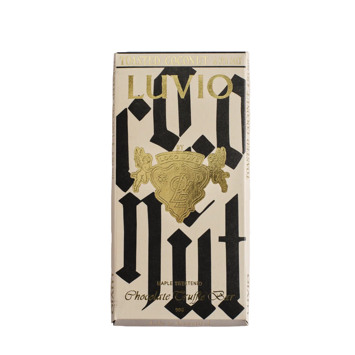 Luvio Loco Love Toasted Coconut Chocolate 100g organic chocolate gift for Sydney flower and gift delivery by Bloom Drop