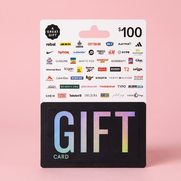 $100 GIFT Gift Card for use at participating Australian retailers