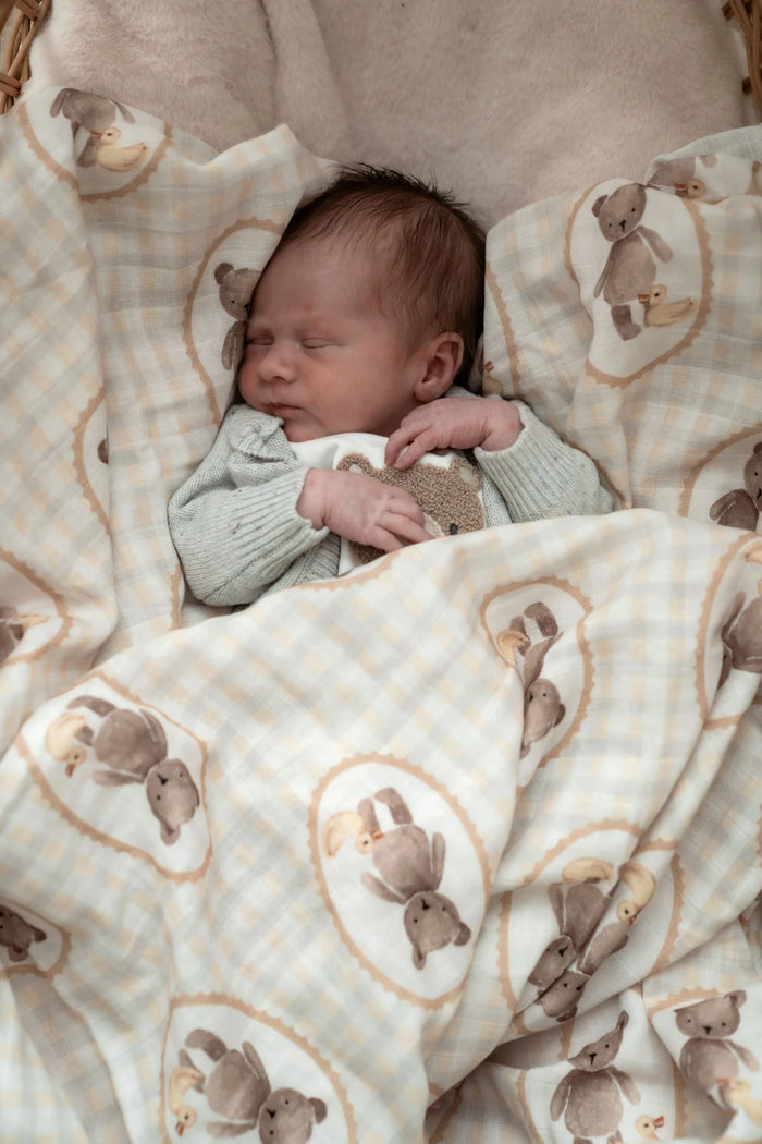 Teddy & Duck Swaddle - Pop Ya Tot