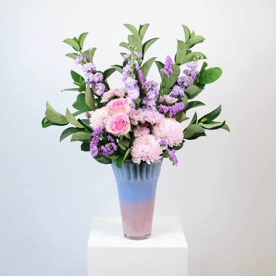 Marshmellow Large | Pink & Purple Flower Bouquet