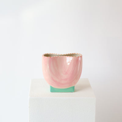 Ipanema Pink Wide Vase