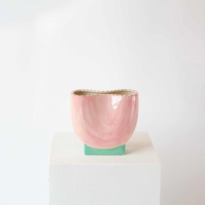 Ipanema Pink Wide Vase