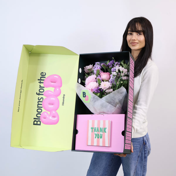 Marshmellow - Pink & Purple Flower Bouquet
