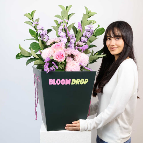 Marshmellow Large | Pink & Purple Flower Bouquet