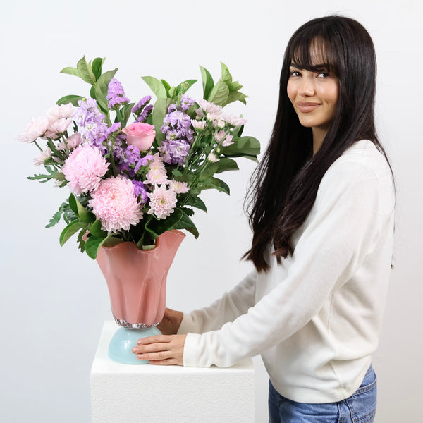 Marshmellow - Pink & Purple Flower Bouquet