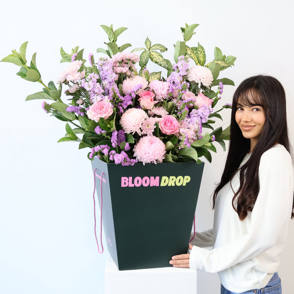 Marshmellow Luxe | Pink & Purple Flower Bouquet
