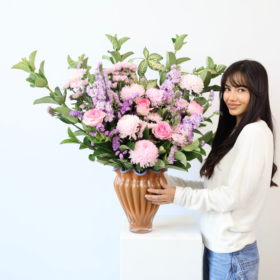 Marshmellow Luxe | Pink & Purple Flower Bouquet