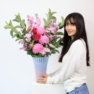 Flossy Large | Pink Flower Bouquet