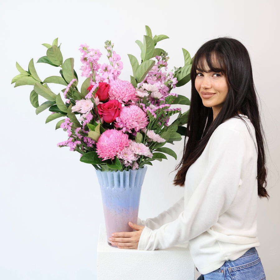 Flossy Large | Pink Flower Bouquet