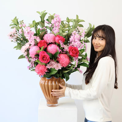 Flossy Luxe | Pink Flower Bouquet