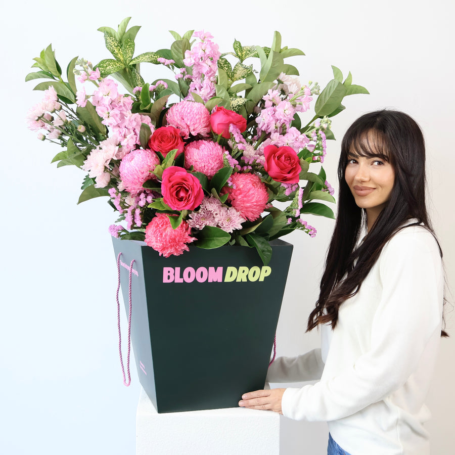 Flossy Luxe | Pink Flower Bouquet