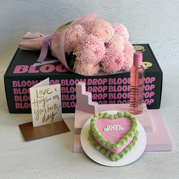 Birthday Gift Hamper – Pink