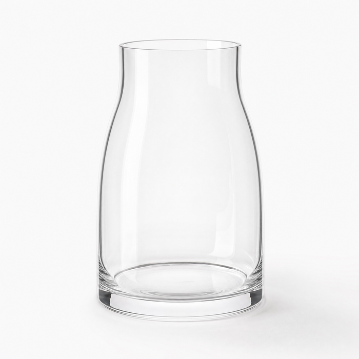 Clear glass vase for flowers available with Bloom Drop Sydney flower delivery