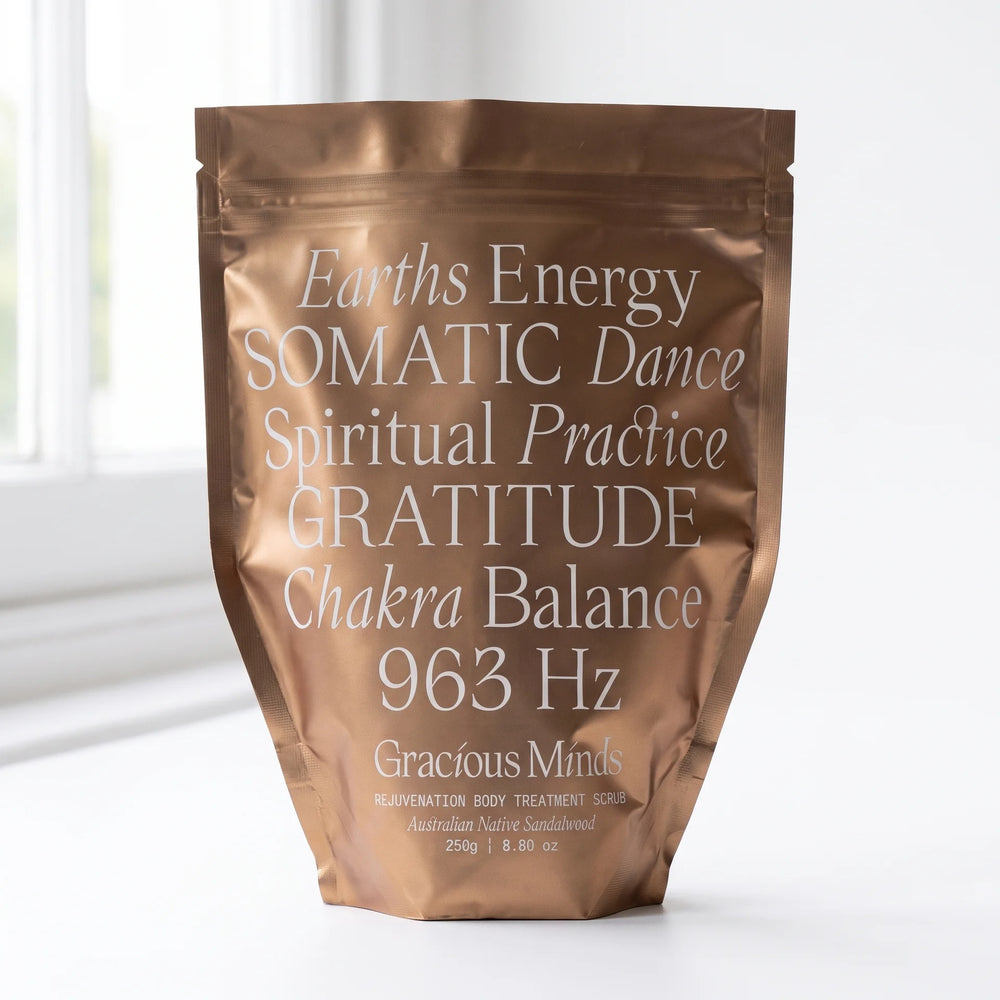 Gracious Minds Rejuvenation Body Treatment Scrub 250g with Australian Native Sandalwood