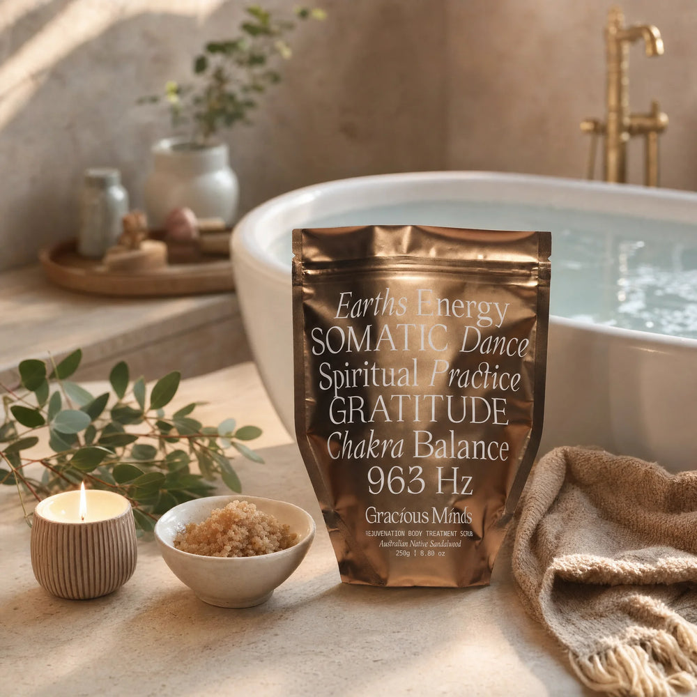Gracious Minds - Rejuvenating Body Scrub – Australian Sandalwood 250g