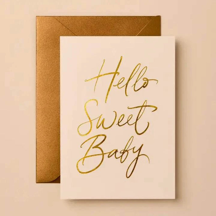 Hello Sweet Baby Card