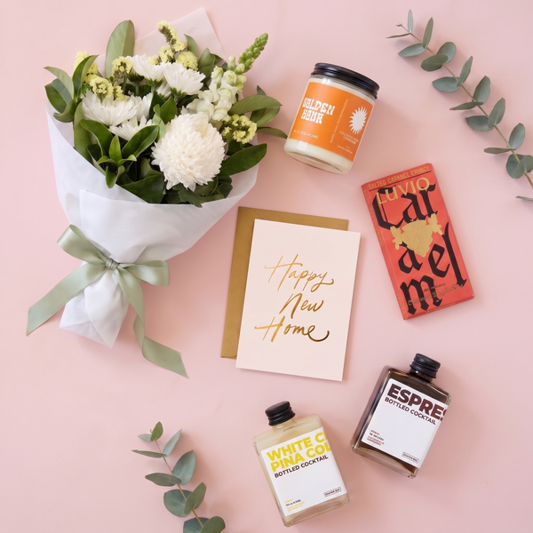 New Home Gift Hamper – Cocktails, Chocolate & Candle