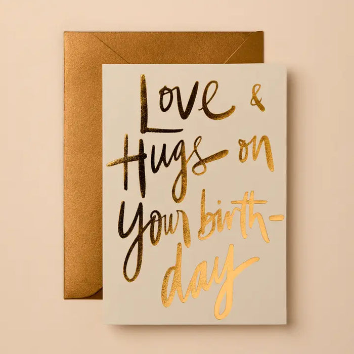 Love & hugs on your birthday