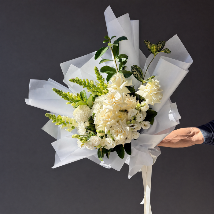 Milkshake - White Flower Bouquet