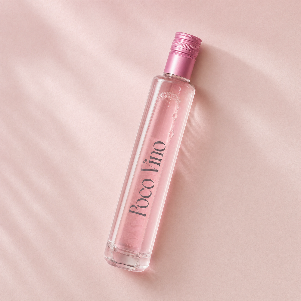 Poco Vino Rosé mini wine bottle, a premium wine gift add-on for Bloom Drop flower and gift delivery in Sydney