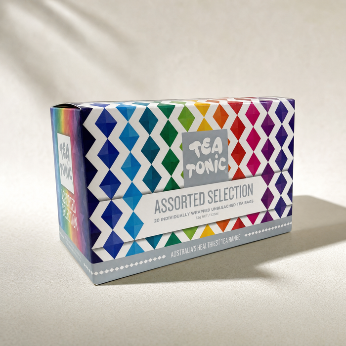 Tea Tonic Assorted Tea Sampler 20 pack gift available with Bloom Drop Sydney flower and gift delivery